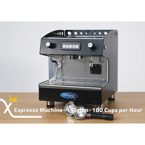 MAXIMA Espresso aparat za espresso kavu - s 1 grupom - 180 šalica/sat