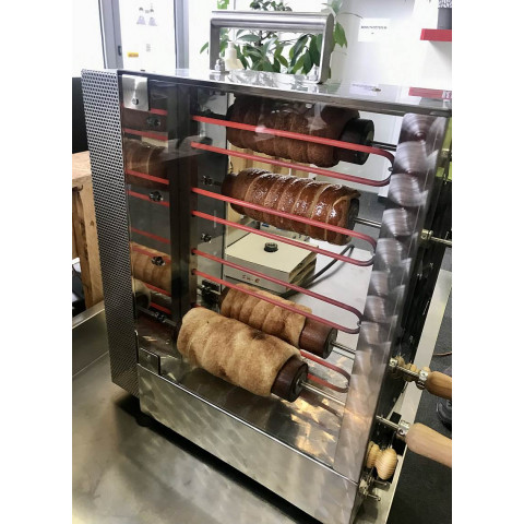 Električna peć za dimnjak kolač 8+8 drvenih valjaka