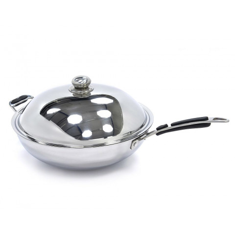 MAXIMA Poklopac od nehrđajućeg čelika za indukcijsku wok posudu 36cm