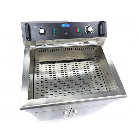 MAXIMA električna friteza od 35 litara s odvodnom slavinom i ormarićem