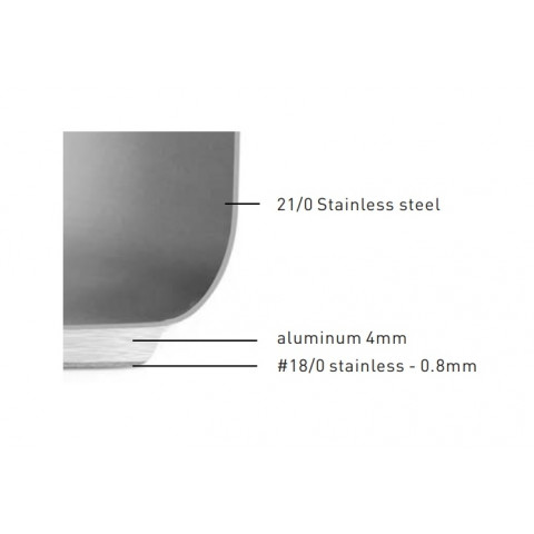 GAMMO lonac s poklopcem 71 litara 45x45cm