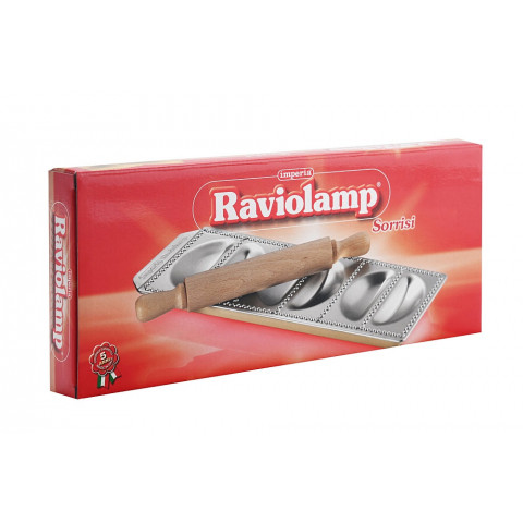 IMPERIA Panzerotti sorrisi kalup za raviole s valjkom - 6 podjela