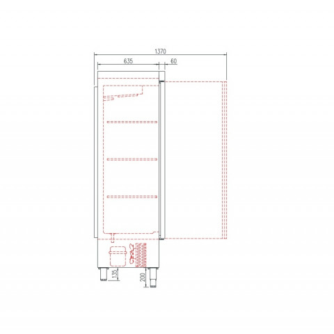 CORECO ASCV-751 hladnjak za suho odležavanje mesa od 505 litara