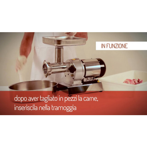 TRE SPADE TC-32 Inox 2HP mlin za meso čak do 320 kg/sat DEMO