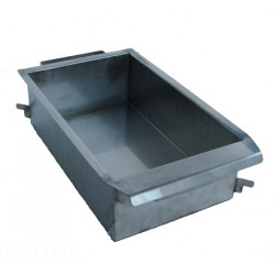 Tava za langošice za friteze s 1 plamenikom - inox
