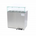 MAXIMA TABLE GLASS 2 pizza pult s 2 vrata