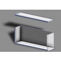 GAMMO inox zidni ormar - s kliznim vratima- 1000x400x670mm