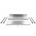 GAMMO radni stol od nehrđajućeg čelika 800x700